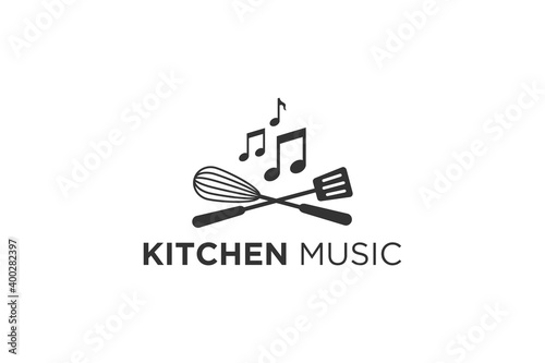 Kitchen tool logo egg beater spatula, household utensil mixer manual, bake cake home made symbol.