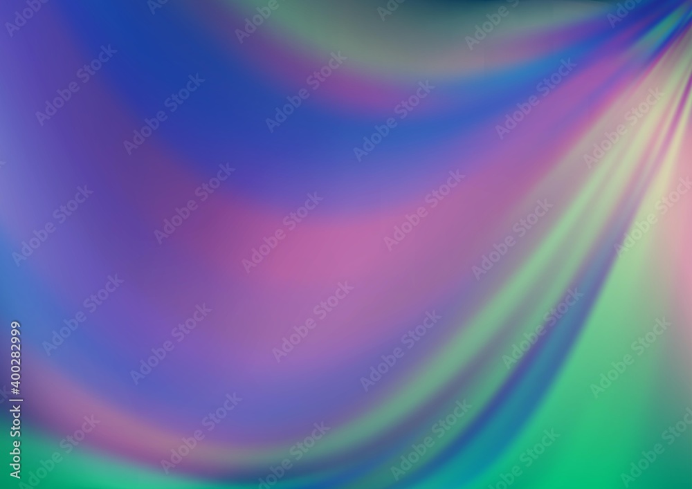 Light BLUE vector blur pattern. Light BLUE vector blur pattern.