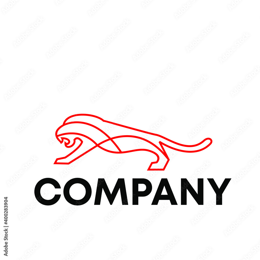 Obraz premium lion logo