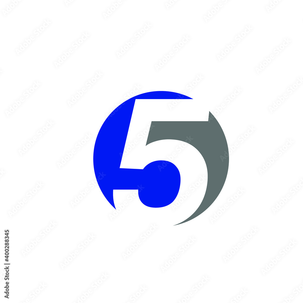 number 5 logo number 5 logo