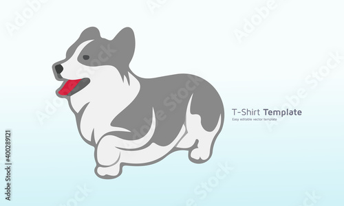 A fat dog t-shirt design  Dog t shirt Vector Graphics to download