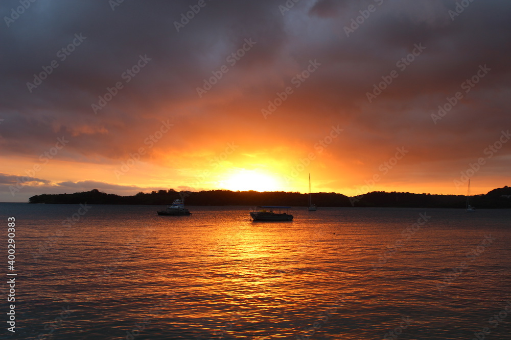 Fiji  sunset