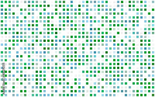 Light Blue  Green vector seamless template with crystals  rectangles.