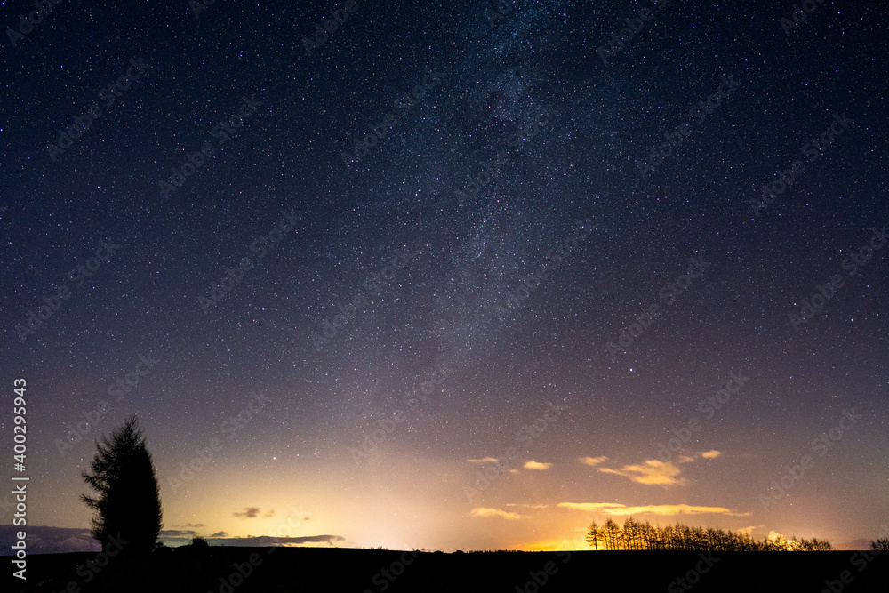 Fototapeta premium 冬の天の川