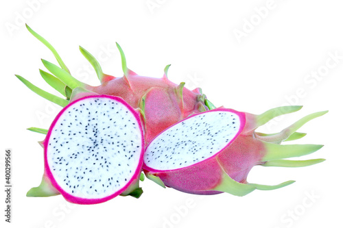 Dragon fruit isolated on a white background