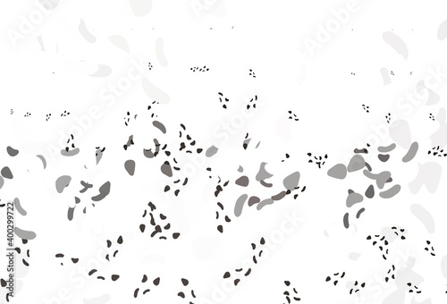 Light Black vector backdrop with abstract shapes.