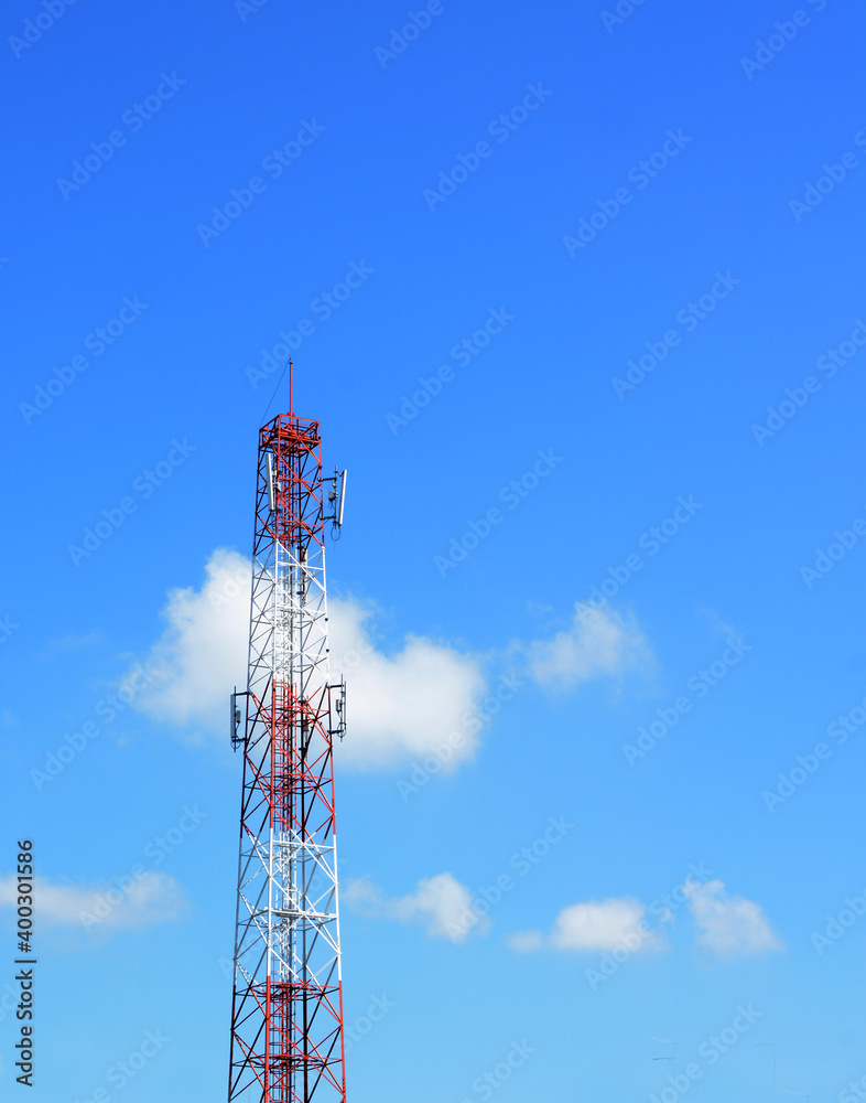 tower, antenna, sky,