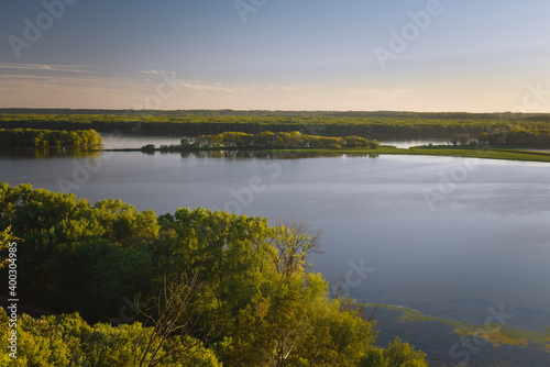 Fototapeta Naklejka Na Ścianę i Meble -  Mississippi River in northern Illinois 