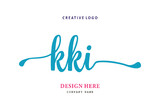 KKI lettering logo is simple, easy to understand and authoritative