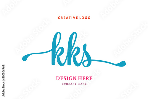 KKS lettering logo is simple, easy to understand and authoritative photo