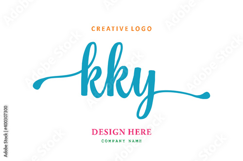 KKY lettering logo is simple, easy to understand and authoritative