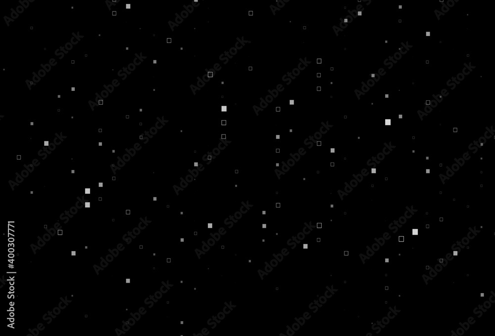 Fototapeta premium Dark Silver, Gray vector texture with rectangular style.