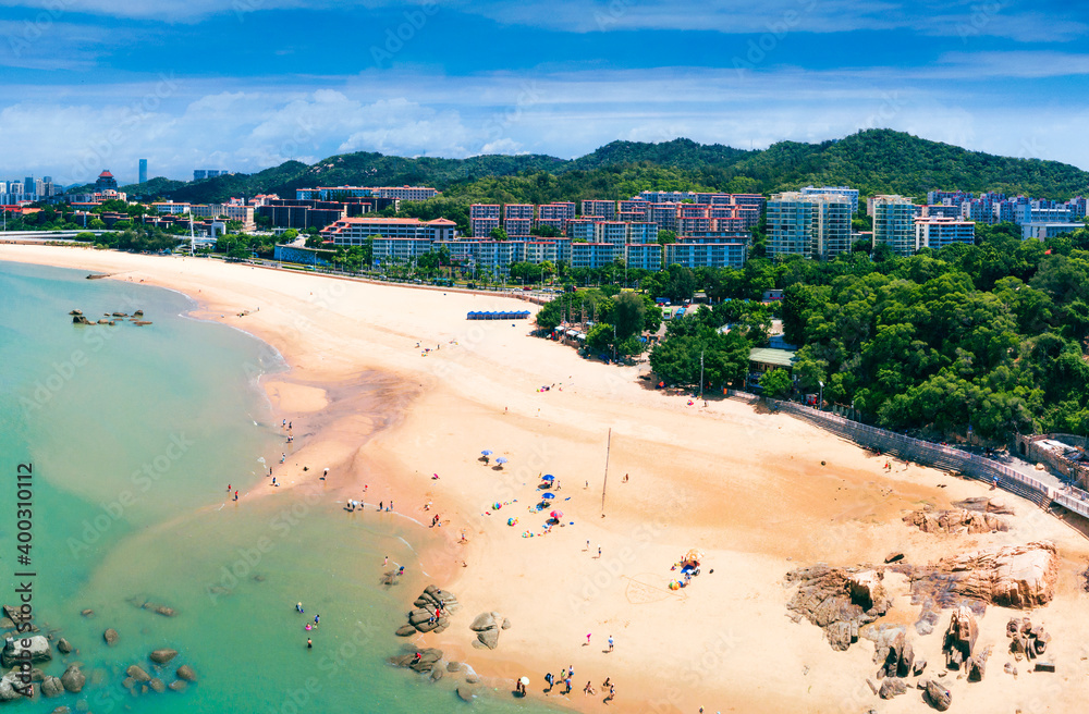 Baicheng beach, Xiamen City, Fujian Province, China Baicheng beach, Xiamen City, Fujian Province, China