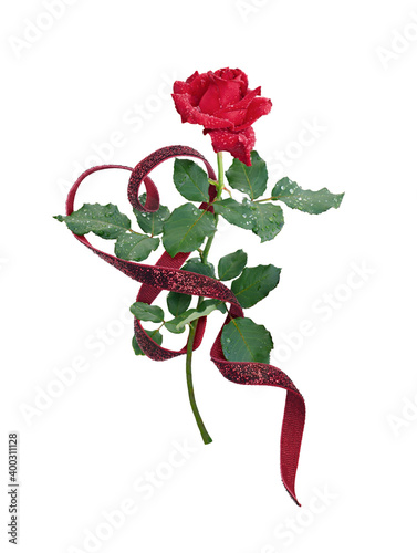 Waved in a heart shape velv...