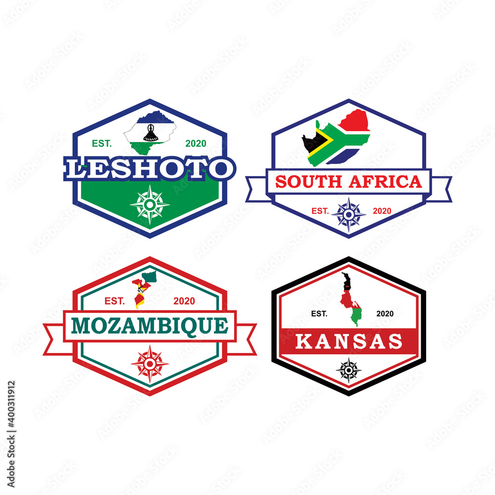 Africa Map Vector , Country Logo