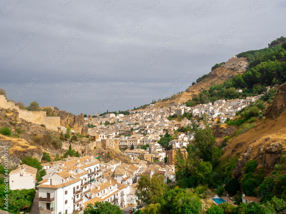 Panoramic view of the town of Cazorla