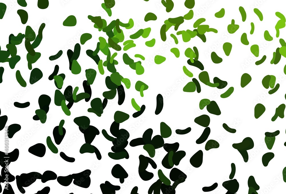 Light Green, Yellow vector backdrop with abstract shapes. Light Green, Yellow vector backdrop with abstract shapes.