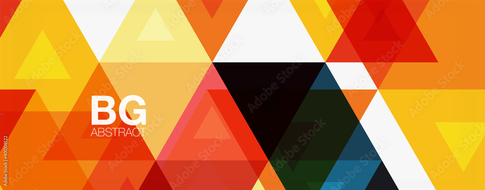 Mosaic triangle pattern abstract background for cover, banner, flyer and poster and other template Mosaic triangle pattern abstract background for cover, banner, flyer and poster and other template