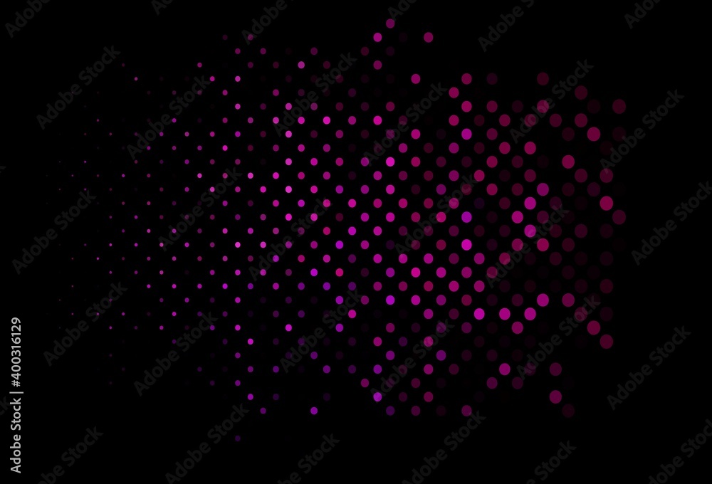 Dark Purple vector texture with disks. Dark Purple vector texture with disks.