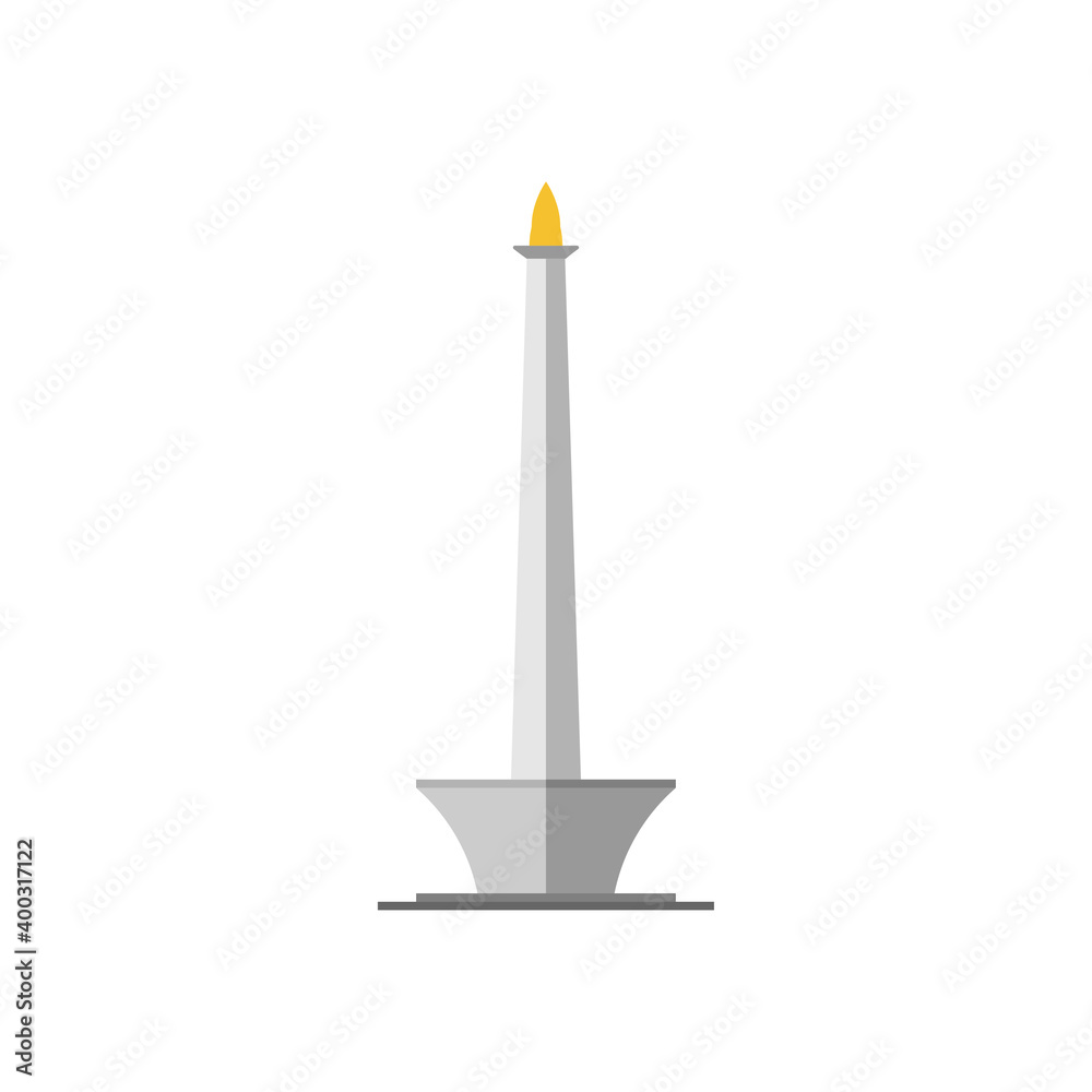 Monas Tower Background Design Illustration Monas Tower Background Design Illustration