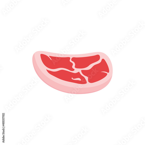 Meat Fillet Icon Design Illustration