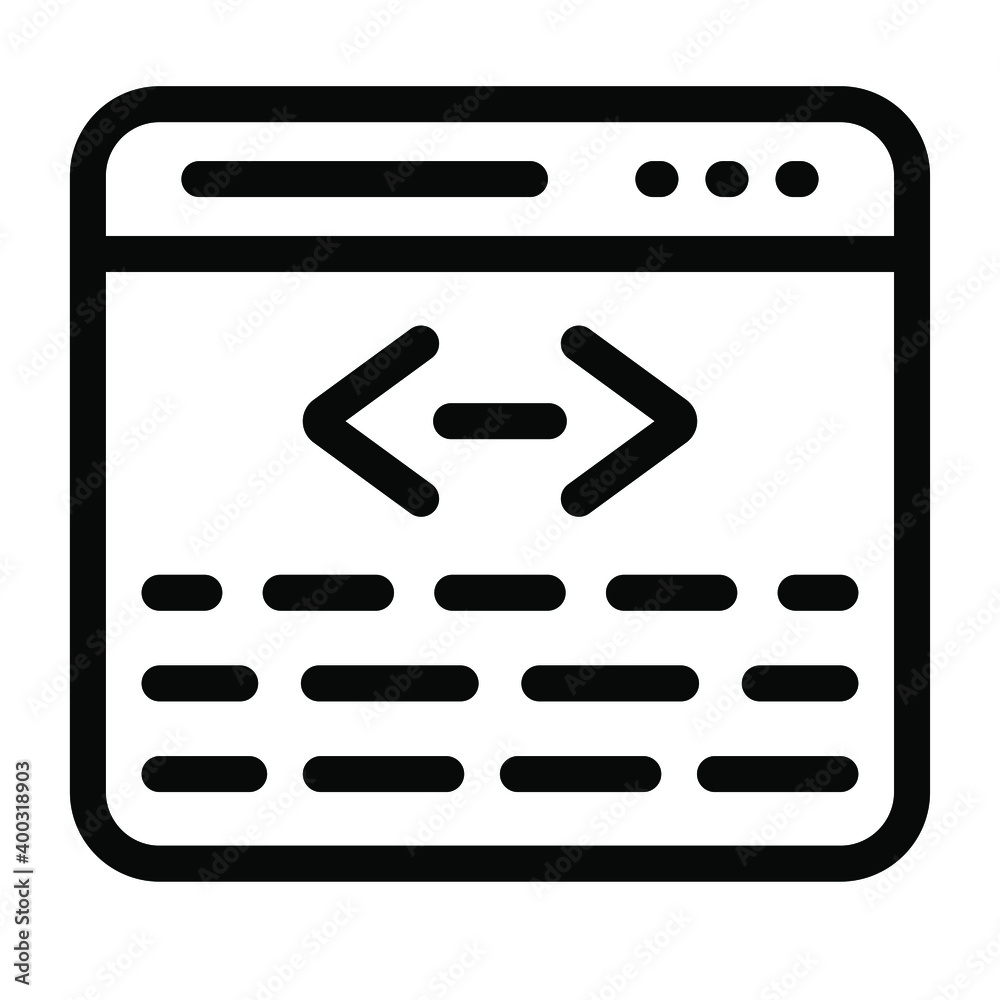 Editable modern design of web coding concept icon
Editable modern design of web coding concept icon