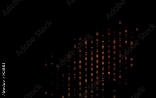 Dark Yellow  Orange vector background with straight lines.