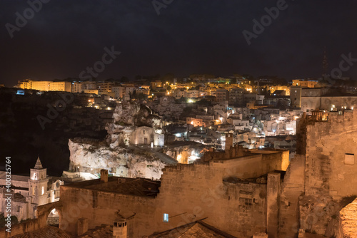 Matera Basilicata streets panorama © FPWing