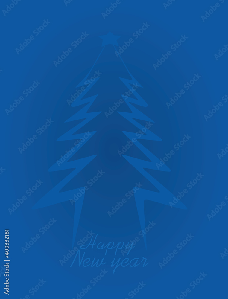 Happy New year card. vector