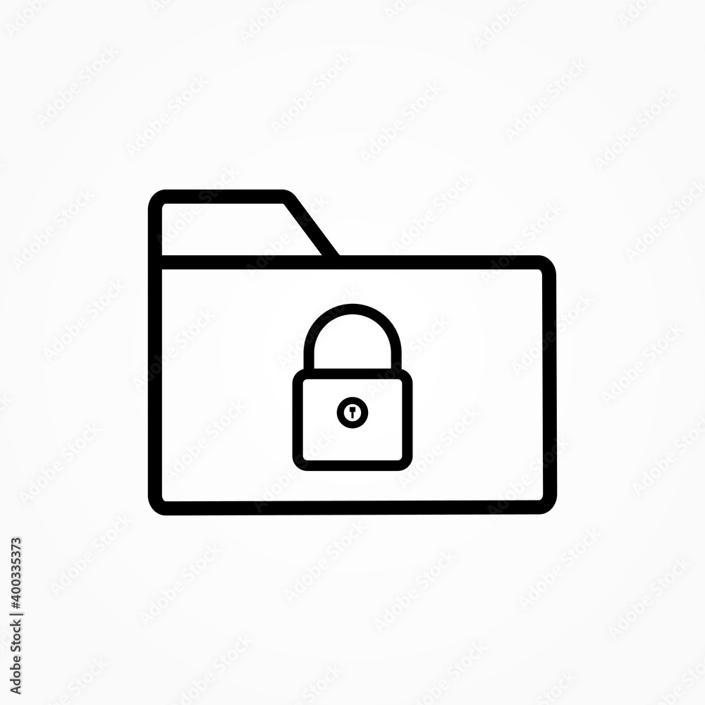 folder security icon folder security icon