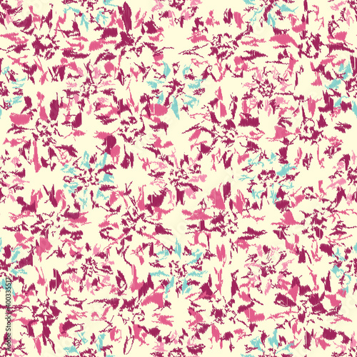Seamless abstract pattern with the image of flowers © Yuliya