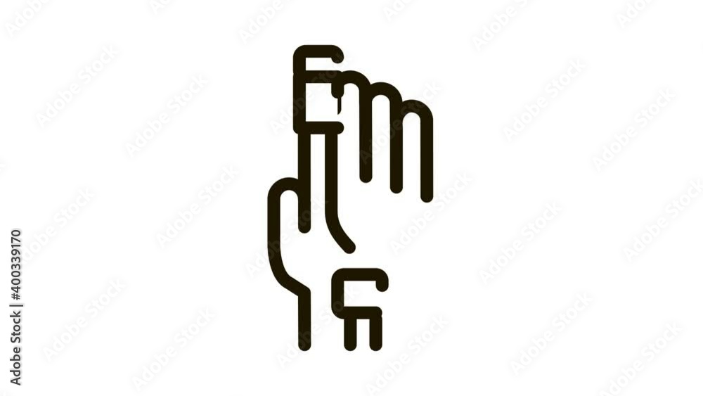 heart rate measurement tool on patient finger Icon Animation. black heart rate measurement tool on patient finger animated icon on white background heart rate measurement tool on patient finger Icon Animation. black heart rate measurement tool on patient finger animated icon on white background