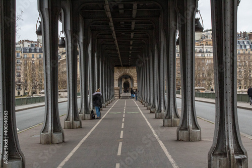 bridge in paris france © fernandez