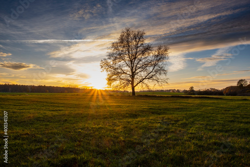 Sunset in the Upper Lusatia 3