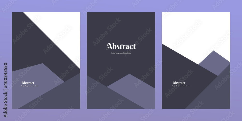 Set of modern abstract composition, nature color illustration, perfect for invitation, poster, cover, flyer template, background and anymore, full editable vector.