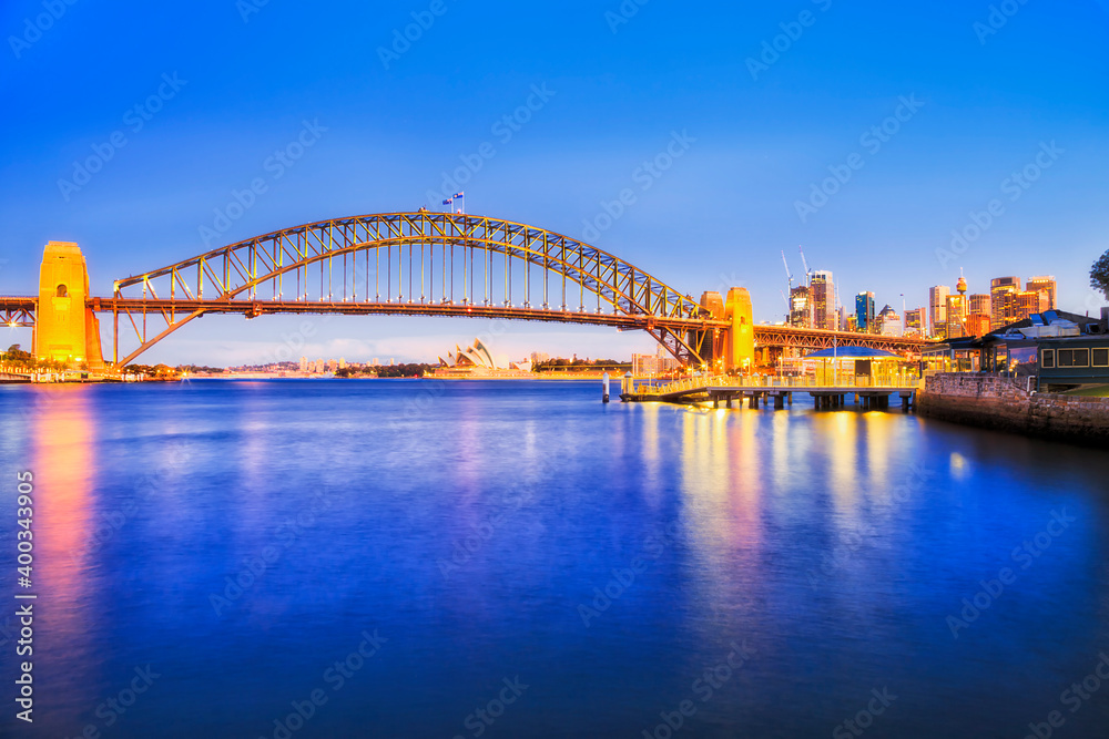 Sy Blues blue set wharf bridge Sy Blues blue set wharf bridge