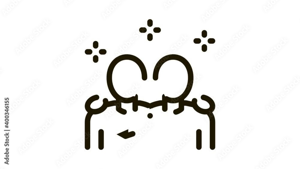 multiracial human friends Icon Animation. black multiracial human friends animated icon on white background multiracial human friends Icon Animation. black multiracial human friends animated icon on white background