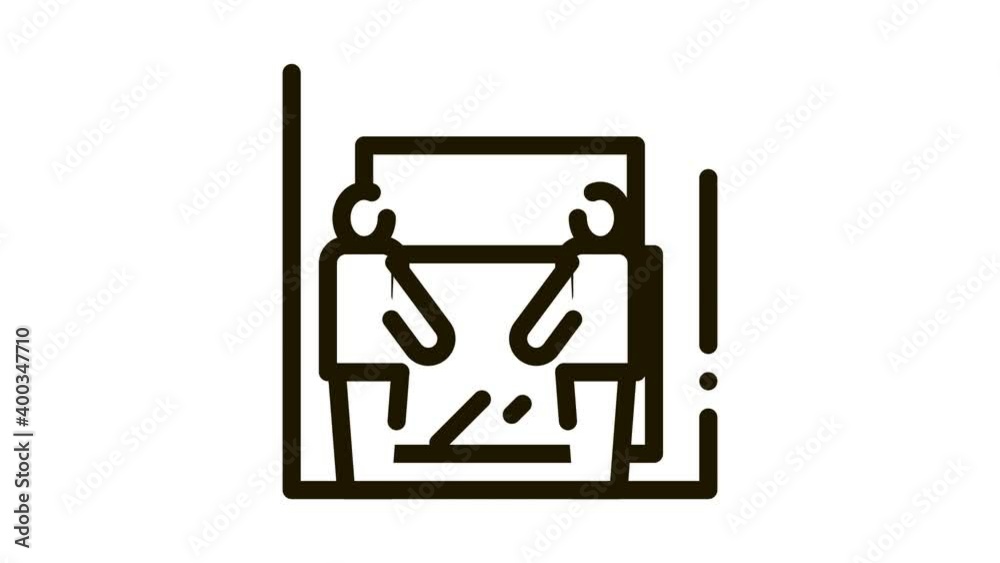 freight movers hold glass Icon Animation. black freight movers hold glass animated icon on white background freight movers hold glass Icon Animation. black freight movers hold glass animated icon on white background