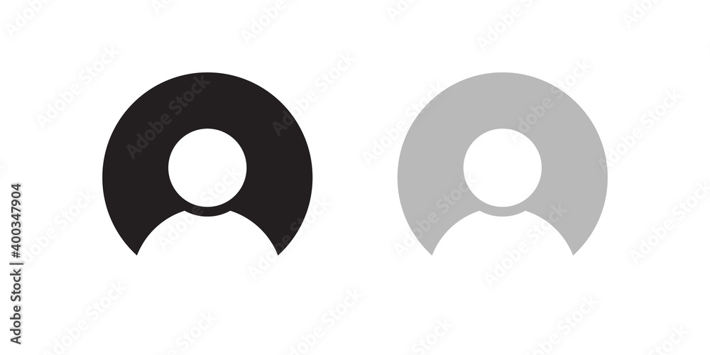 Default Avatar profile icon transparent png. Social media User png icon.  whatsApp Dp Stock Illustration