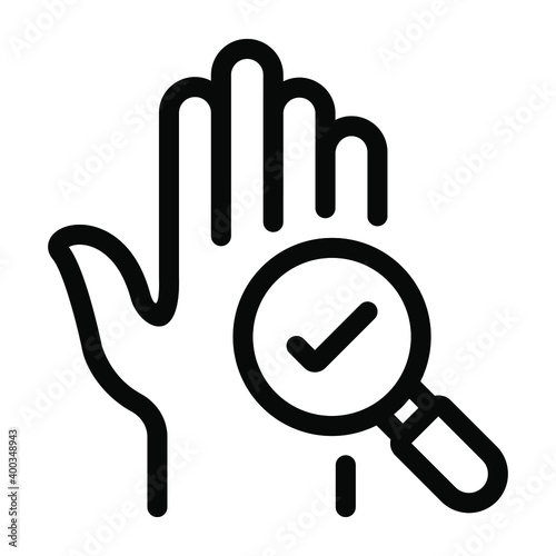 
After preventing covid, clean hands icon in solid style 
