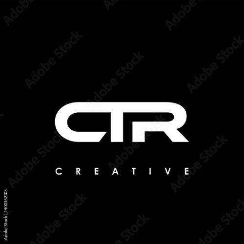 CTR Letter Initial Logo Design Template Vector Illustration