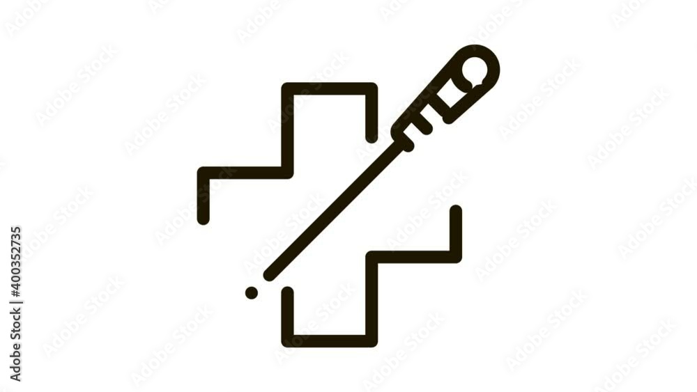 medical benefits of acupuncture Icon Animation. black medical benefits of acupuncture animated icon on white background medical benefits of acupuncture Icon Animation. black medical benefits of acupuncture animated icon on white background