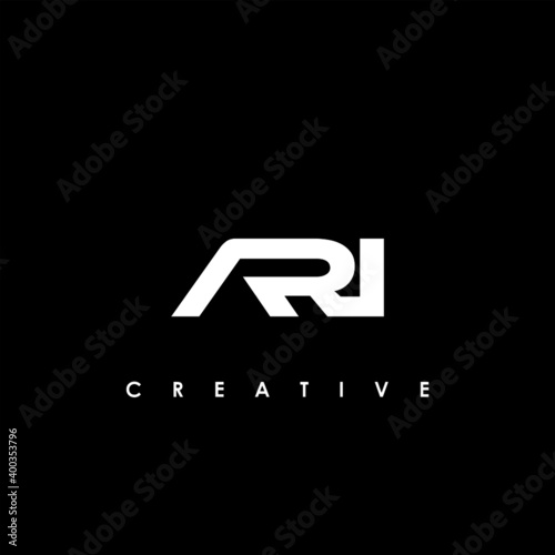 ARI Letter Initial Logo Design Template Vector Illustration photo