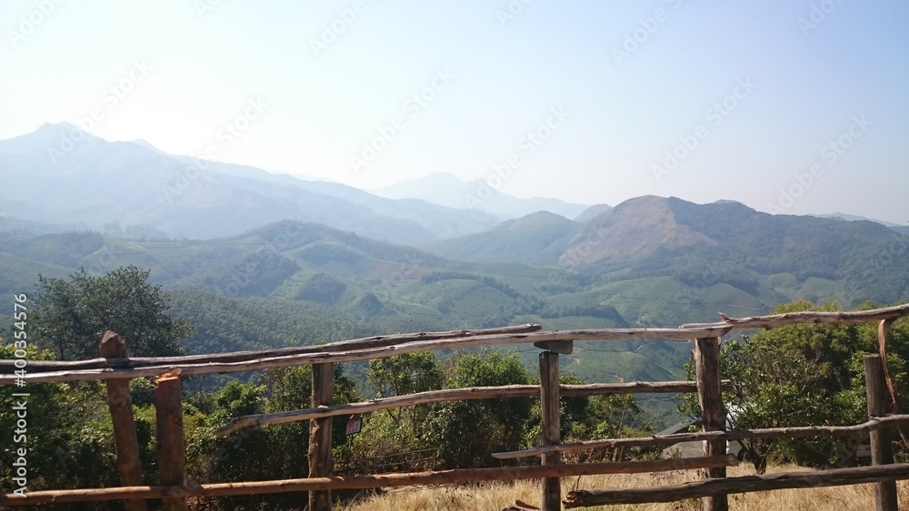 Valley of mountains in iravikulam national park in Idukki, Kerala, India Valley of mountains in iravikulam national park in Idukki, Kerala, India