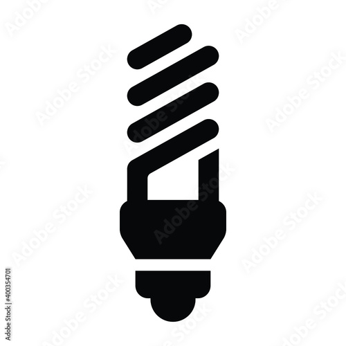 
Energy saver editable glyph icon 
