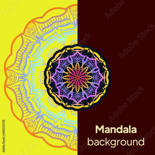 Flower historical mandala. Very printable decorative elements. Vector illustration for design