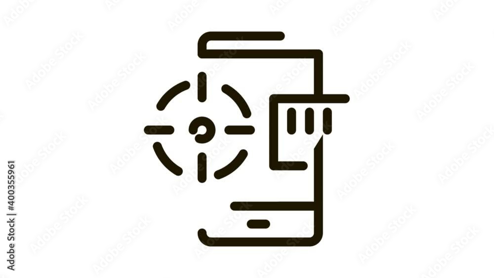 location search Icon Animation. black location search animated icon on white background location search Icon Animation. black location search animated icon on white background