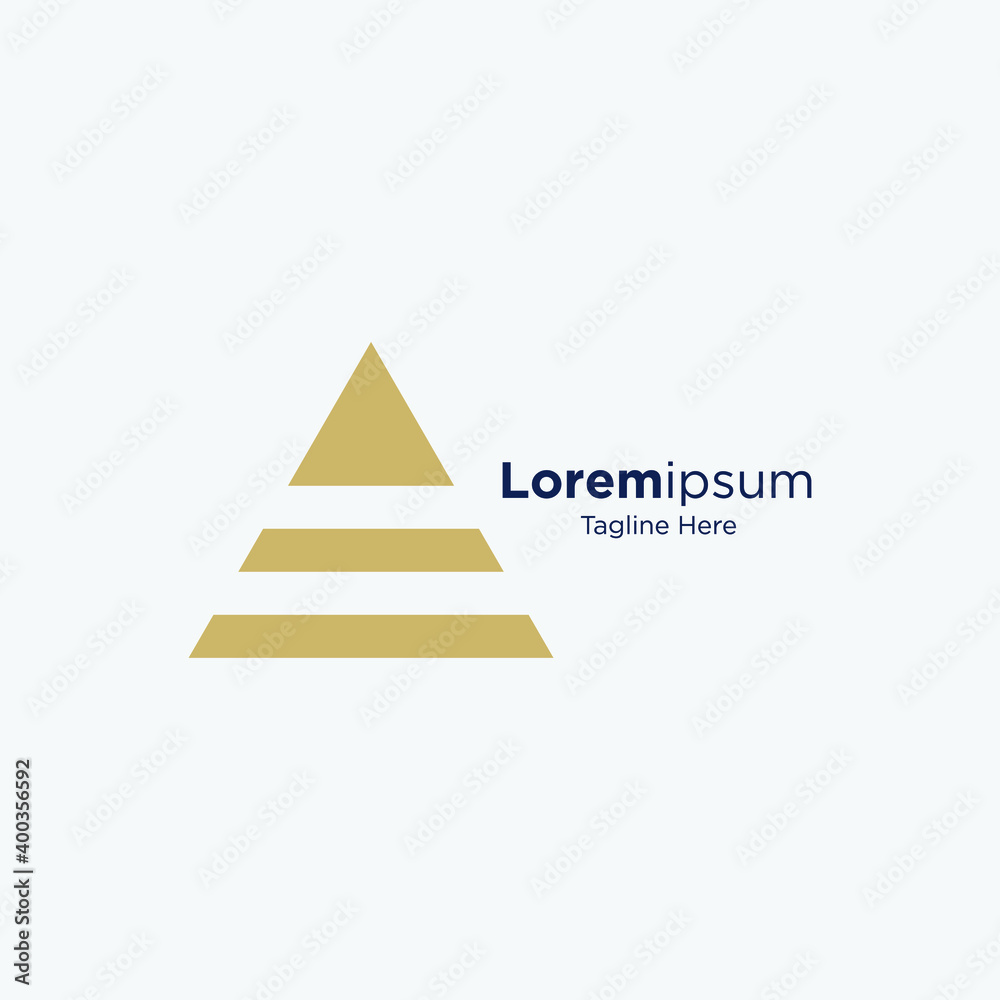 Fototapeta premium SIMPLE LETTER A LOGO DESIGN TEMPLATE