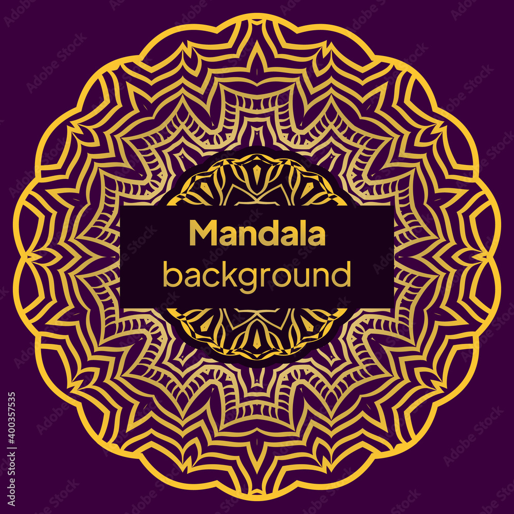 Mandala Pattern. Traditional Indian Mandala. Orient Tribal Circle Sign Illustration. Vector Illustration.