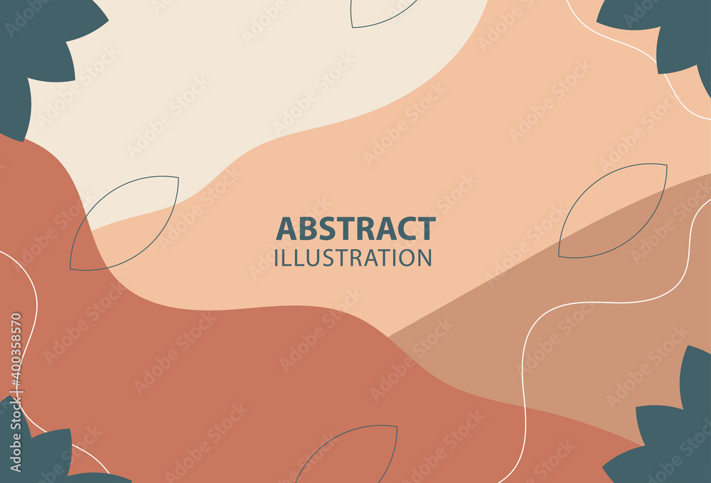 abstract background, Various hand drawn doodle shapes and objects. Modern contemporary trendy vector illustration. Each background is isolated. Pastel color, eps 10